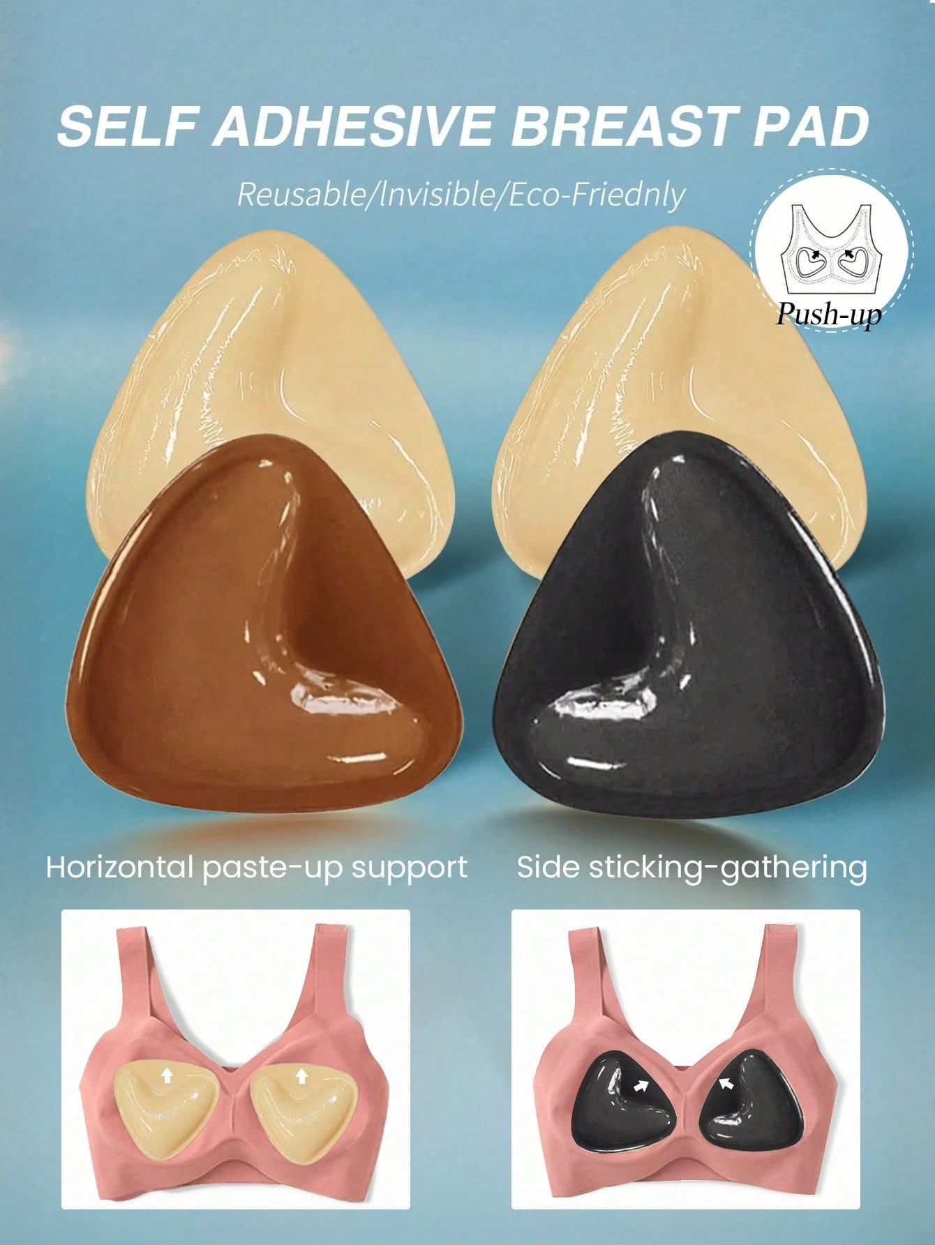 2 buah pita perekat bra tak te - Strapless Bra Adhesive ulasan dan harga